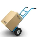 Produktbild: BITUXX Sackkarre Transportkarre Stapelkarre Handkarre Sackrodel Karre Transport bis 200Kg mit Luftbereifung