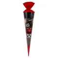 Produktbild: GOLDBUCH 97 089 Schultüte Racing Champion - rund, schwarz/rot, 70 cm