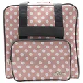 Produktbild: Phönix Taschen für Nähmaschinen 45x21x37cm und Overlockmaschinen 39x32x36cm (Polka Dots Rosa, Overlocktasche)
