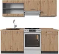 Produktbild: Küchenzeile Vicco R-Line Artisan Eiche/Anthrazit 200 cm , AP Eiche, Model 48956