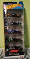 Produktbild: Mattel  F1 2024  Formula 1 cars  Der 5er-Pack Hot Wheels Formel 1 Rennautos