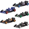 Produktbild: Hot Wheels 5er-Pack Race Team, Set aus 5 Formel 1 Die-Cast-Spielzeugautos im Maß