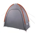 Produktbild: vidaXL Kuppelzelt Beistellzelt Grau und Orange Wasserdicht, (1 tlg)