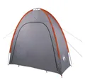 Produktbild: vidaXL Kuppelzelt Beistellzelt Grau und Orange Wasserdicht, (1 tlg)