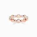 Produktbild: Thomas Sabo TR2256-416-14 Ring Damen Kreise Weiße Steine Rosévergoldet Gr. 54