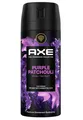 Produktbild: 37,72€/L- 6x AXE Deodorant/Bodyspray- Purple Patchouli Citrus & Oak Scent- 150ml