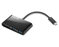 Produktbild: Lenovo Select USB-C Hub mit 4 Anschlussen