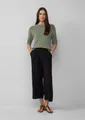 Produktbild: s.Oliver Culotte Hose Strukturierte Culotte mit Elastikbund und Eingrifftaschen