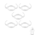 Produktbild: Houkiper Baby Fütterung Pflege Flaschenhalter, Babyflaschen Griffe Baby Flaschenhalter Easy Grip Standard Kunststoffgriff für Avent Natural Serie Weiß