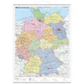 Produktbild: Deutschland politisch. Wandkarte laminiert mit Metallleiste