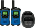 Produktbild: Alecto FR-175BW - Set mit zwei Walkie Talkies, Reichweite von bis zu 7 Kilometern, Blau/Schwarz