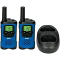 Produktbild: Alecto FR-175BW - Walkie Talkie Set  - Handgerät - Taschenlampe - blau/schwarz
