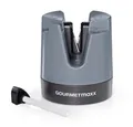 Produktbild: GOURMETmaxx Messerschärfer, 6x7cm anthrazit/schwarz