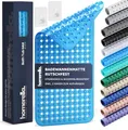 Produktbild: homerella® Badewannenmatte rutschfest 88x39cm, INKL. HAKEN, Rutschfeste Badematte BPA frei, Duschmatte rutschfest, Antirutschmatte Badewanne, Rutschmatte Badewanne, schimmelresistent&maschinenwaschbar