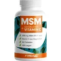 Produktbild: ProFuel MSM + natürliches Vitamin C | 365 Tabletten | 1000 mg MSM pro Tablette | Vitamin C aus Hagebutten | vegan