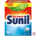 Produktbild: Sunil Vollwaschmittelpulver weiße Wäsche mit Flecklösekraft 100WL