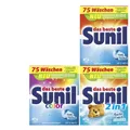 Produktbild: TRIO Sunil Waschmittel Colorwaschmittel & Vollwaschmittel | 3 Duftnoten|  225WL