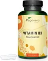 Produktbild: Vegavero Vitamin B3 Niacin | 180 Kapseln | 500 mg Nicotinamid pro Kapsel | vegan