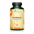 Produktbild: Vitamin B3 Niacin | Hochdosiert: 500 mg Nicotinamid | 180 Kapseln - 6 Monatsvorrat | Haut - Nerven - Energie* | Flushfree | Laborgeprüft | Vegan - Ohne Zusatzstoffe | Deutsche Produktion von Vegavero