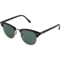 Produktbild: Ray-Ban RB 3016 CLUBMASTER Unisex-Sonnenbrille Vollrand Quadratisch Acetat-Gestell, schwarz