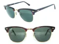 Produktbild: Ray Ban SONNENBRILLE BRAUN GRÜN CLUBMASTER RB 3016 W0366 49 BRILLE 0316 / 3507