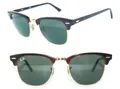 Produktbild: Ray Ban SONNENBRILLE BRAUN GRÜN CLUBMASTER RB 3016 W0366 49 BRILLE 0316 3507