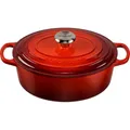 Produktbild: Le Creuset Signature Bräter Kirschrot Oval 33 cm