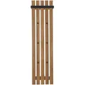 Produktbild: Garderobenpaneel Bantry, Natur, Schwarz, Holz, Metall, Eiche, massiv, 40x150x22 cm, Aufhängemöglichkeit, Kleiderstange, Garderobe, Garderobenpaneele, Garderobenpaneele