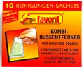 Produktbild: Favorit Kombi Hochleistungs Russentferner  Entrusser für Holz Öl Ofen  10er