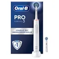 Produktbild: Oral-B PRO 3 3000 Elektrische Zahnbürste/Electric Toothbrush, 2 CrossAction Aufsteckbürsten, mit 3 Putzmodi und visueller 360° Andruckkontrolle für Zahnpflege, Geschenk Mann/Frau, weiß