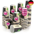 Produktbild: 100 Pappbecher 240ml 8 Oz Coffee to Go - Kaffeebecher to Go Zum Servieren von