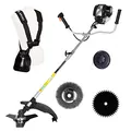 Produktbild: BRAST® 4-Takt Benzin 2 in 1 Motorsense Freischneider Sense Rasen-Trimmer