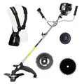 Produktbild: BRAST Motorsense Benzin 4-Takt 2in1 Freischneider Rasentrimmer Sense Trimmer