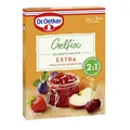 Produktbild: Dr. Oetker Gelfix Extra 2:1, 8 x 50 g (2 Beutel je 25 g), Gelierpulver für extra fruchtige Konfitüre, traditionelles Geliermittel, Konfitüren, Marmeladen & Gelees selber machen, für 2 Teile Frucht und 1 Teil Zucker, vegan