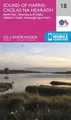 Produktbild: Sound of Harris, North Uist, Taransay & St Kilda (Map) OS Landranger Map