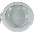 Produktbild: Tür komplett Ring Bullauge weiß Glas Waschmaschine Frontlader Whirlpool Bauknecht 481010604375 Indesit C00443216 passend Privileg wa wak73 wak91 ... - Weiß/Transparent