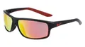 Produktbild: Nike RABID 22 M DV2153 010 Matte Black/Red Mirror Sunglasses Unisex Iniettato, Rectangle, 62