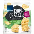 Produktbild: EDEKA Chips Cracker Sour Cream&Onion 125g Packung