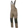 Produktbild: WÜRTH MODYF Arbeitslatzhose Stretch X - professionelle Arbeitshose für Herren - Latzhose mit Reißverschluss - in der Größe 54 in Beige