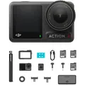 Produktbild: DJI Osmo Action 4 Adventure Combo Action-Cam, wasserdicht bis 18m, 4K/120fps, 10MP, 155° Ultraweitwinkel