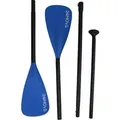 Produktbild: 24MOVE® Paddel Doppelpaddel 2in1 Stechpaddel für SUP Stand Up Board, Kajak, leicht aus Aluminium 230cm, verstellbar blau