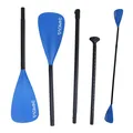 Produktbild: 24MOVE® Paddel Doppelpaddel 2 in 1 Teleskoppaddel Stechpaddel für SUP Stand Up Board , Kajak, Aluminium 230cm, Blau