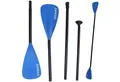 Produktbild: 24Move Doppelpaddel, Premium Stand Up Paddle Aluminium, verstellbar, 4-teilig SUP-Paddel, (2 in 1 Paket, als Einzelpaddel oder Doppeltes Paddel, blau), für Paddelboards, Kajakboot und Ruderboot, universell einsetzbar