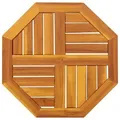 Produktbild: vidaXL Tischplatte 50x50x2 cm Achteckig Massivholz Akazie