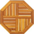 Produktbild: vidaXL Tischplatte 50x50x2 cm Achteckig Massivholz Akazie 4004259