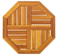 Produktbild: vidaXL Tischplatte Tischplatte 50x50x2 cm Achteckig Massivholz (1 St)