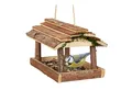 Produktbild: relaxdays Vogelhaus Vogelfutterhaus mit Rinde