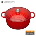 Produktbild: Le Creuset Bräter rund Signature 28 cm Kirschrot