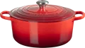 Produktbild: Le Creuset Signature Runde Bräter 28 cm Kirschrot 21177280602430