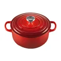 Produktbild: LE CREUSET Bräter aus Gusseisen 28 cm Kirschrot